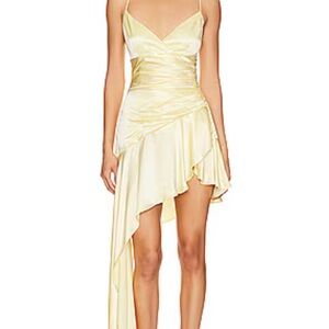 Bardot SOLD OUT Yellow Satin Dress